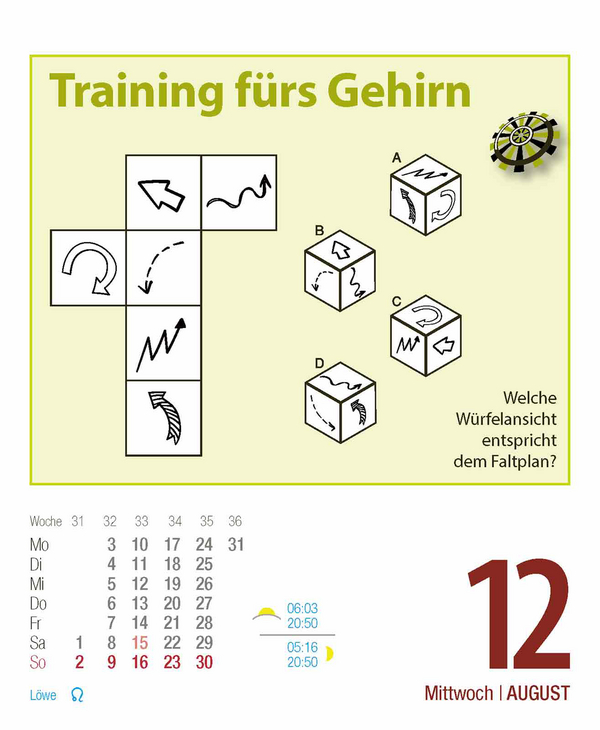 Gehirnjogging 2026, Innenansicht #11