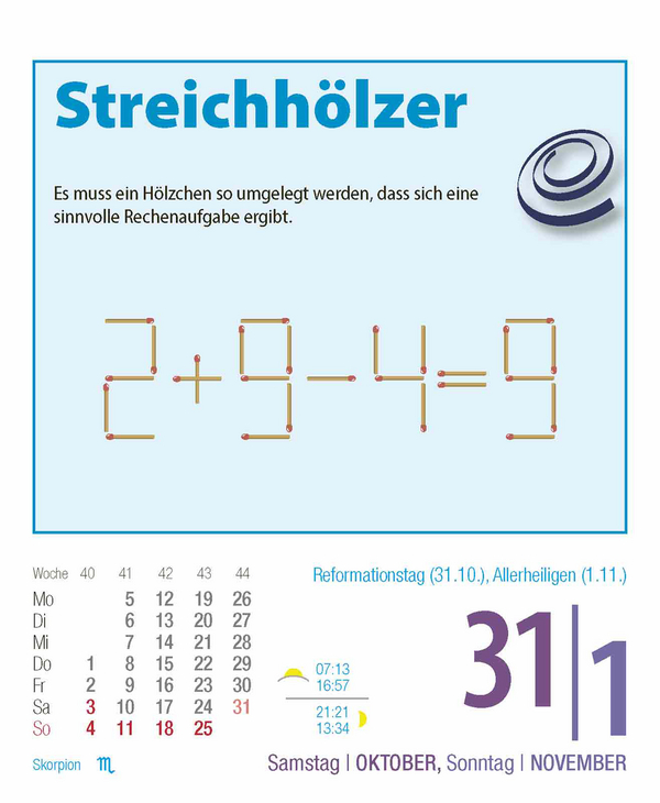 Gehirnjogging 2026, Innenansicht #14