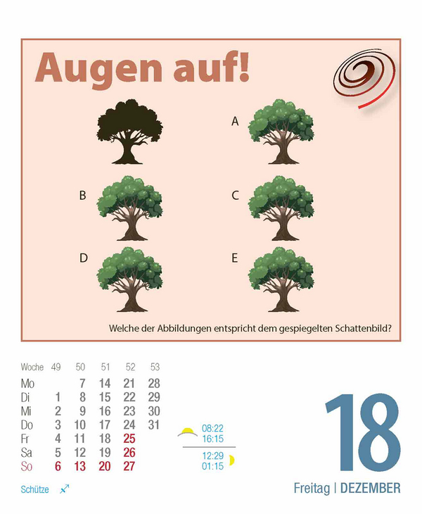Gehirnjogging 2026, Innenansicht #16