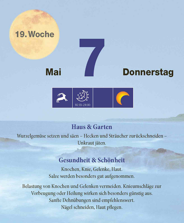 Mond Abreißkalender 2026, Innenansicht #7