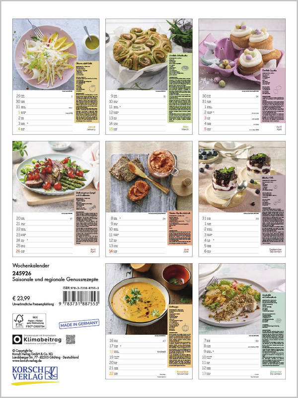 Saisonale und regionale Genussrezepte 2026, Innenansicht #14