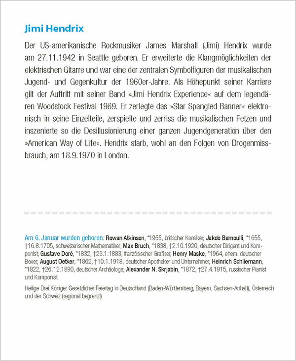 Lebensweisheiten 2026, Innenansicht #2