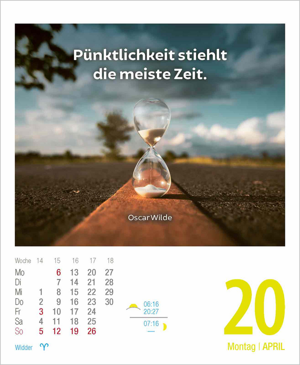 Lebensweisheiten 2026, Innenansicht #6