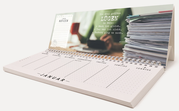 Tischquerkalender Kleine Auszeit? 2026, Innenansicht #1