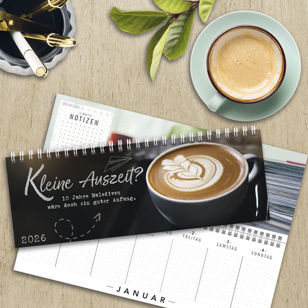 Tischquerkalender Kleine Auszeit? 2026, Innenansicht #16