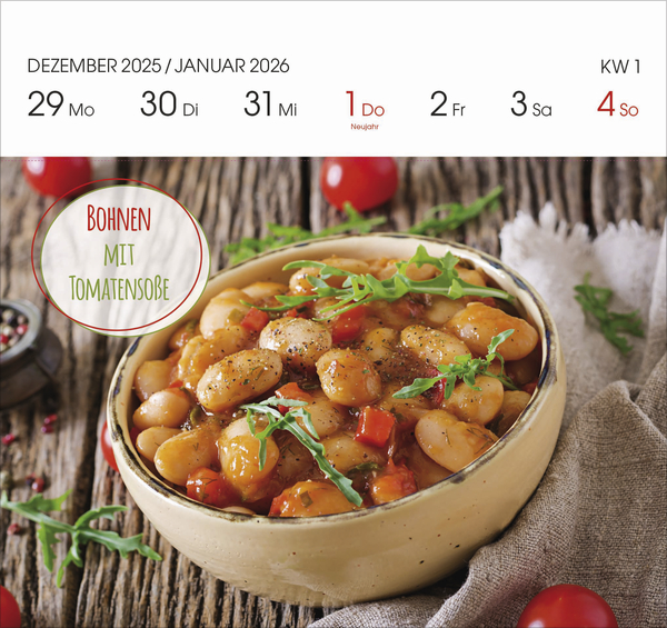 Genussrezepte 2026, Innenansicht #1