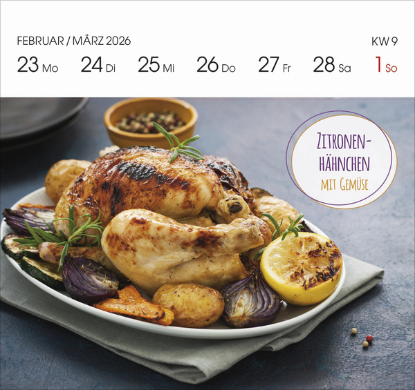 Genussrezepte 2026, Innenansicht #11