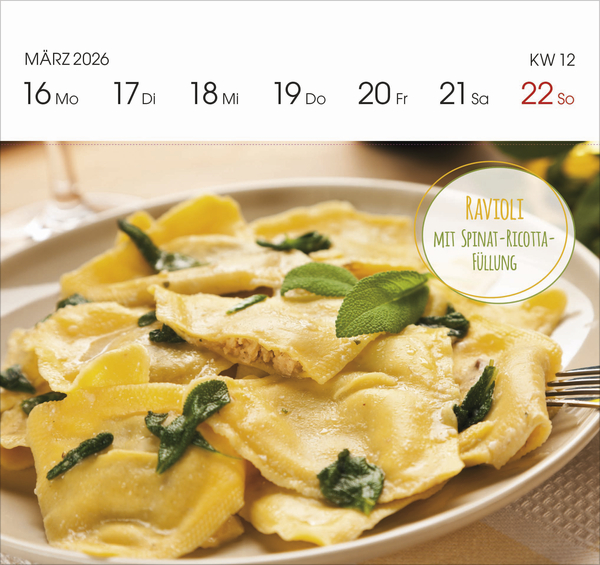 Genussrezepte 2026, Innenansicht #14