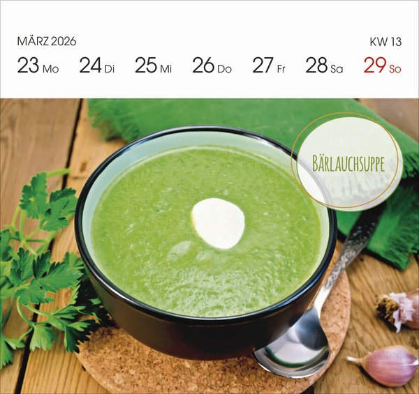 Genussrezepte 2026, Innenansicht #15