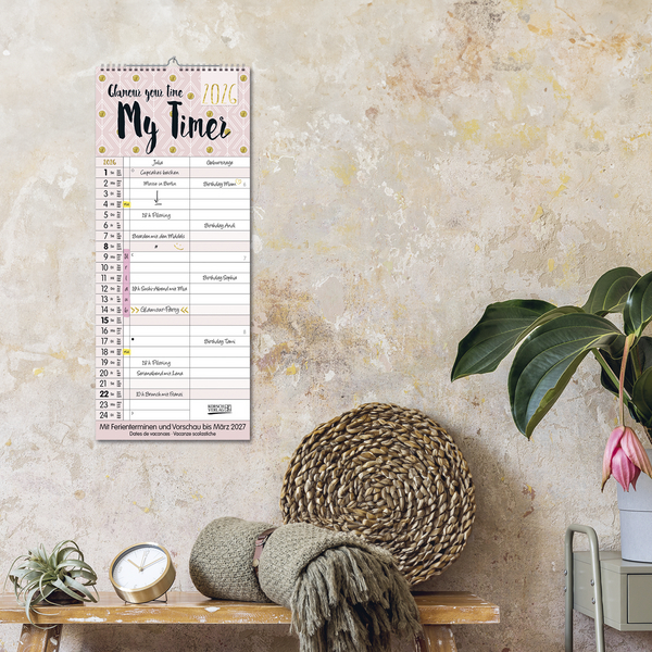My Timer - Glamour your Time 2026, Innenansicht #16