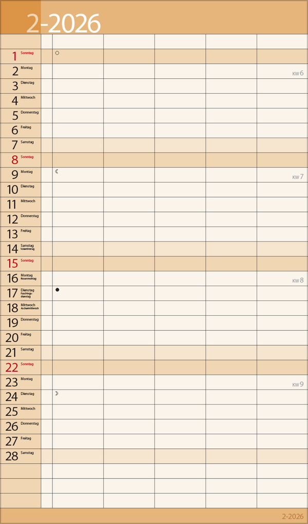 Familientimer 18 Monate 2026/2027, Innenansicht #5