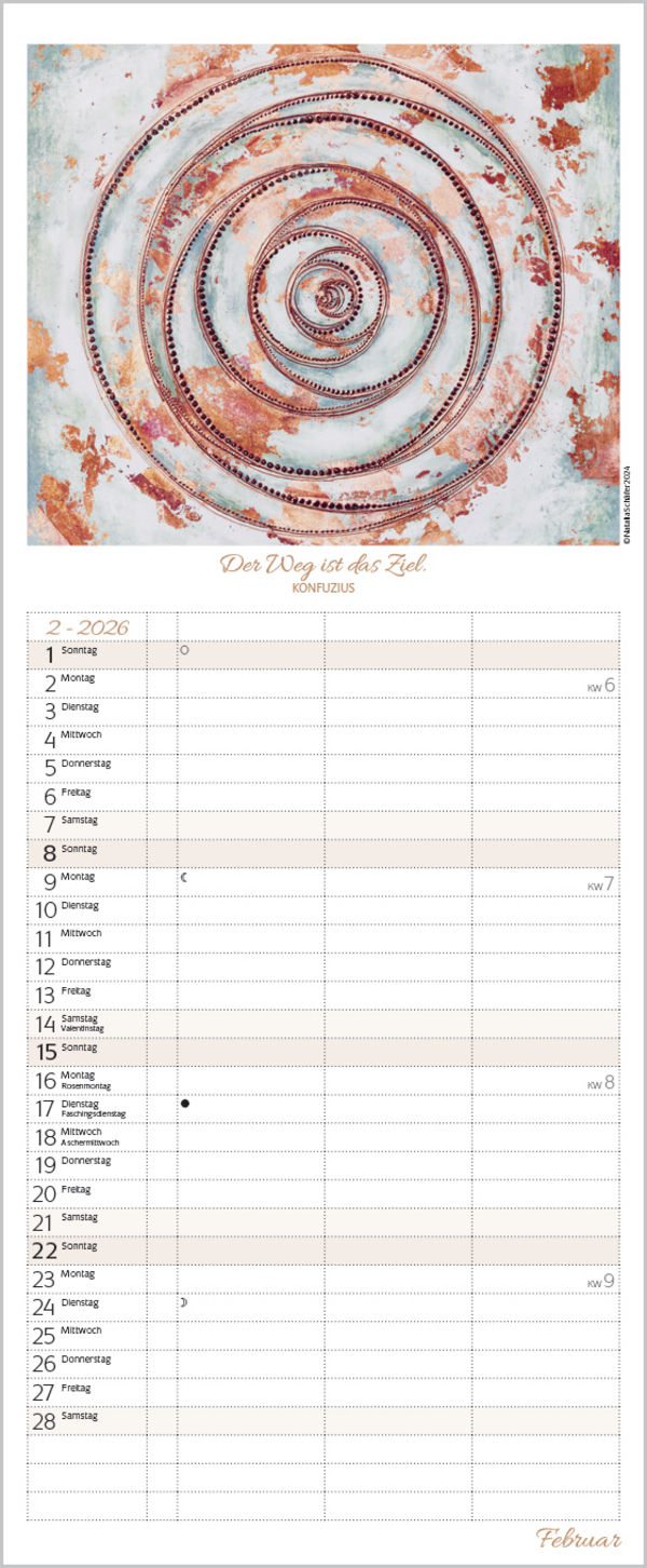 Achtsamkeit Timer für 2 2026, Innenansicht #2