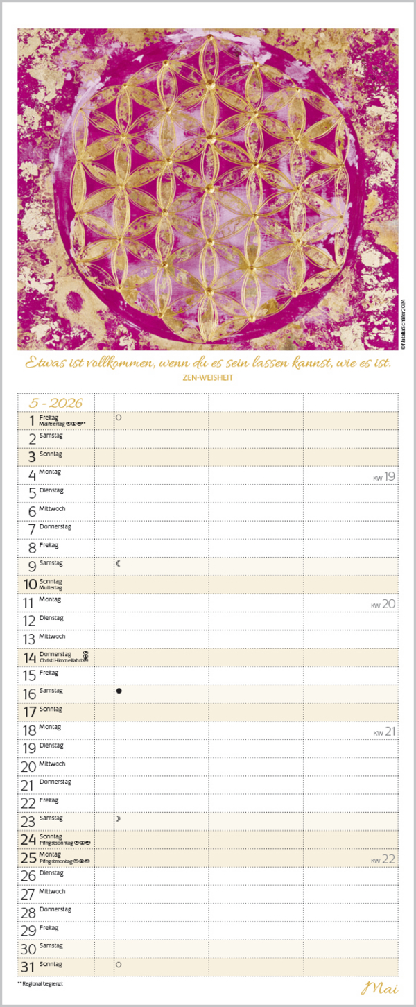 Achtsamkeit Timer für 2 2026, Innenansicht #5