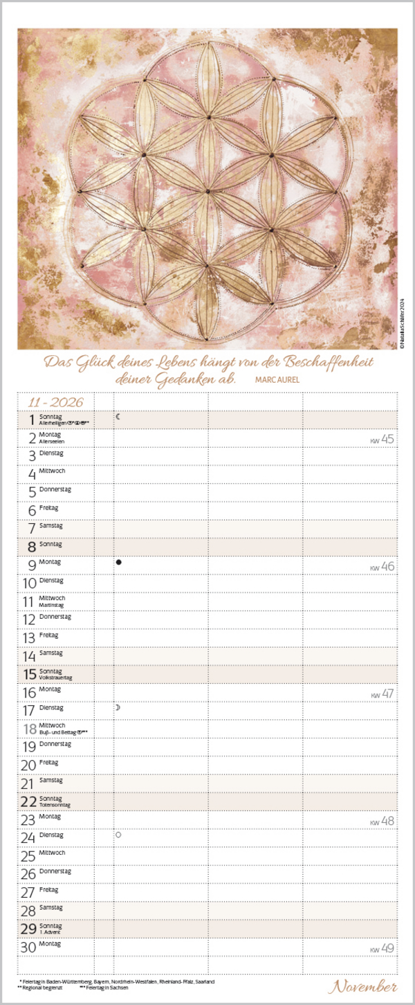 Achtsamkeit Timer für 2 2026, Innenansicht #11