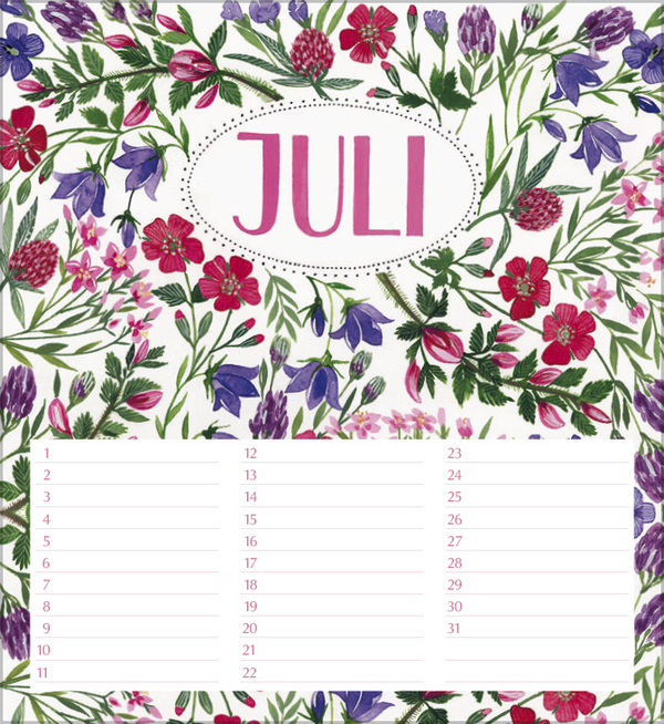 Geburtstagskalender Gartenglück, Innenansicht #7