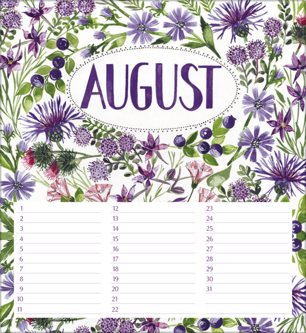 Geburtstagskalender Gartenglück, Innenansicht #8