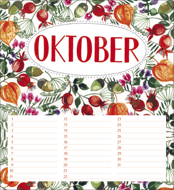 Geburtstagskalender Gartenglück, Innenansicht #10