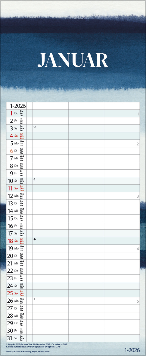 Timer for 2 Colourflow 2026, Innenansicht #1