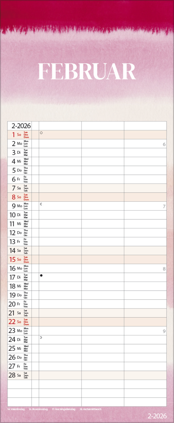 Timer for 2 Colourflow 2026, Innenansicht #2