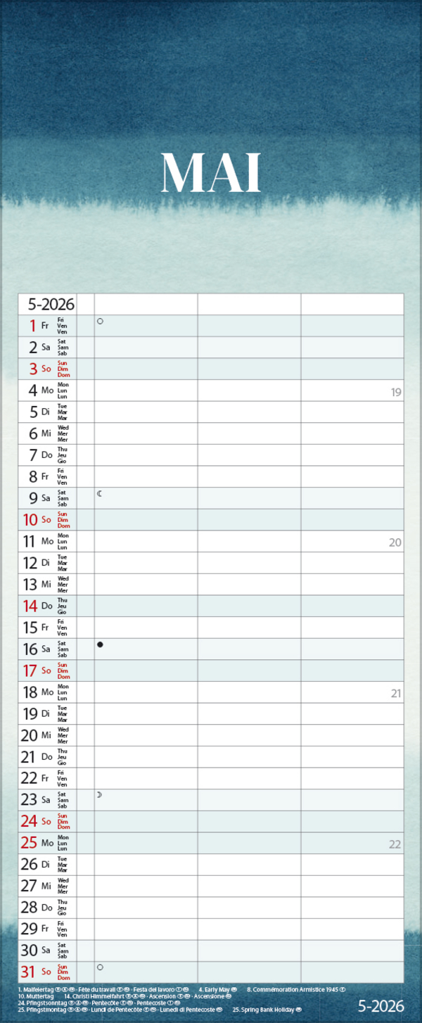 Timer for 2 Colourflow 2026, Innenansicht #5