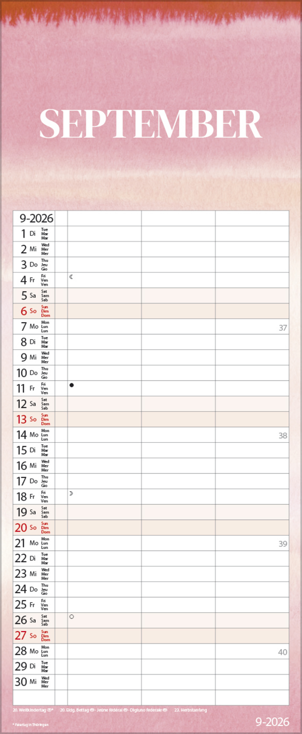 Timer for 2 Colourflow 2026, Innenansicht #9