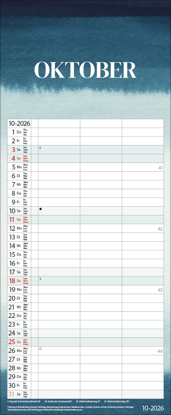Timer for 2 Colourflow 2026, Innenansicht #10