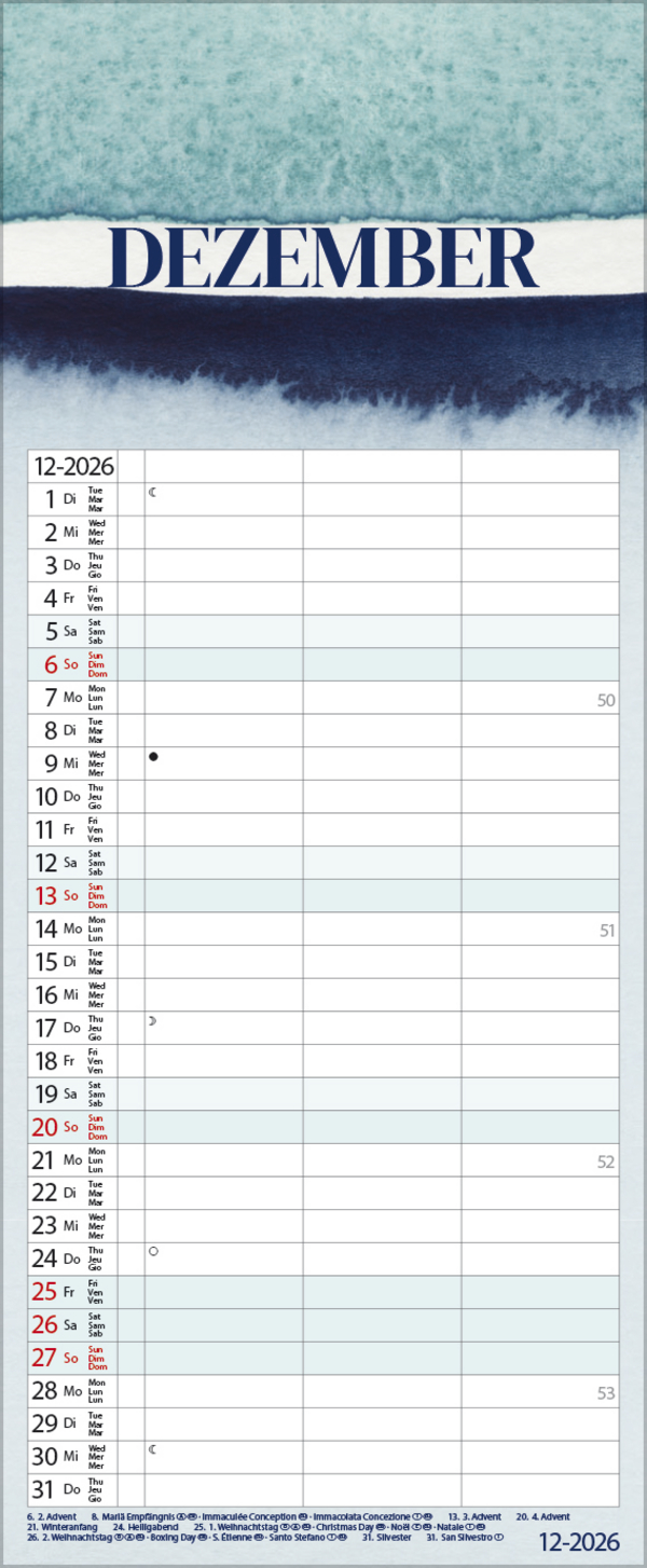 Timer for 2 Colourflow 2026, Innenansicht #12