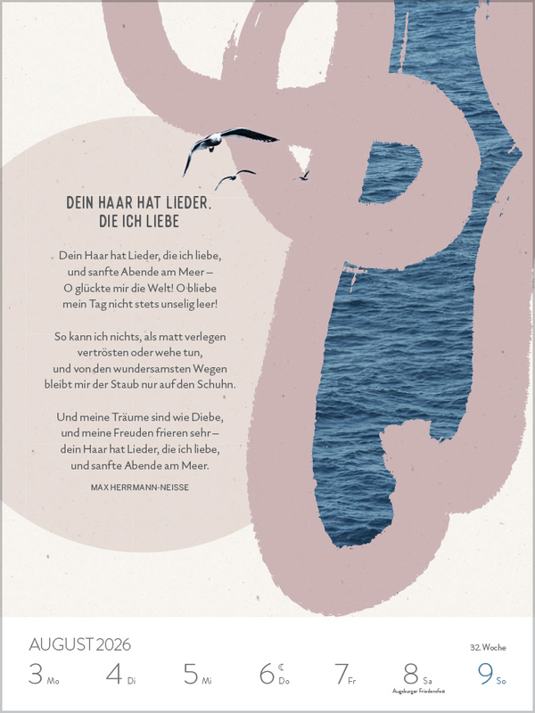 Literaturkalender 2026, Innenansicht #8