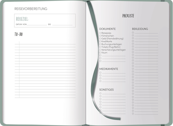 Reisetagebuch-Fernweh, Innenansicht #1