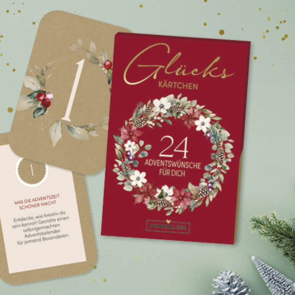 Gl&uuml;cksk&auml;rtchen Advent-24 Adventsw&uuml;nsche, Innenansicht #10