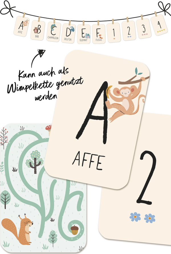 Glückskärtchen-ABC & 123, Innenansicht #1