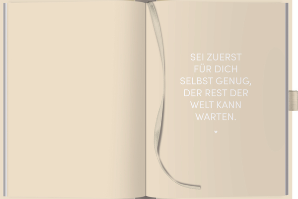 Self-care-Tagebuch Sand, Innenansicht #4