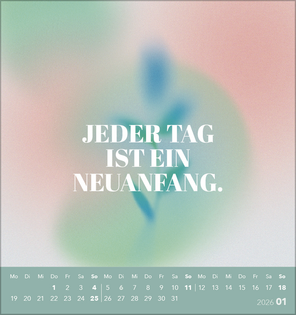 Zeit für mich 2026, Innenansicht #1