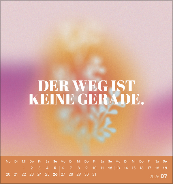 Zeit für mich 2026, Innenansicht #7