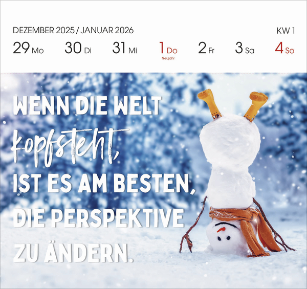 Lieber verrückt das Leben genießen 2026, Innenansicht #1