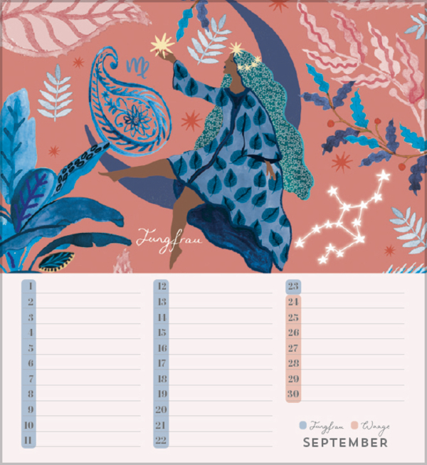 Geburtstagskalender Sternzeichen, Innenansicht #9