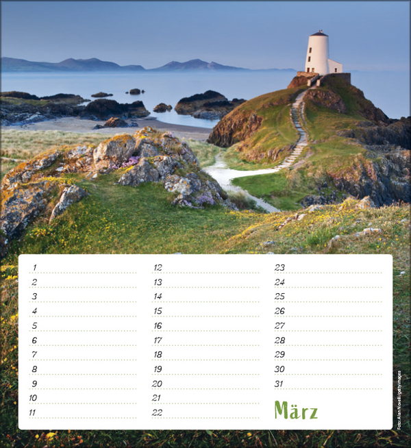 Geburtstagskalender Augenblicke der Stille, Innenansicht #3