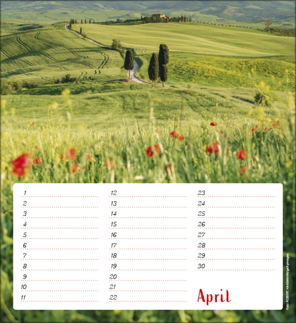 Geburtstagskalender Augenblicke der Stille, Innenansicht #4