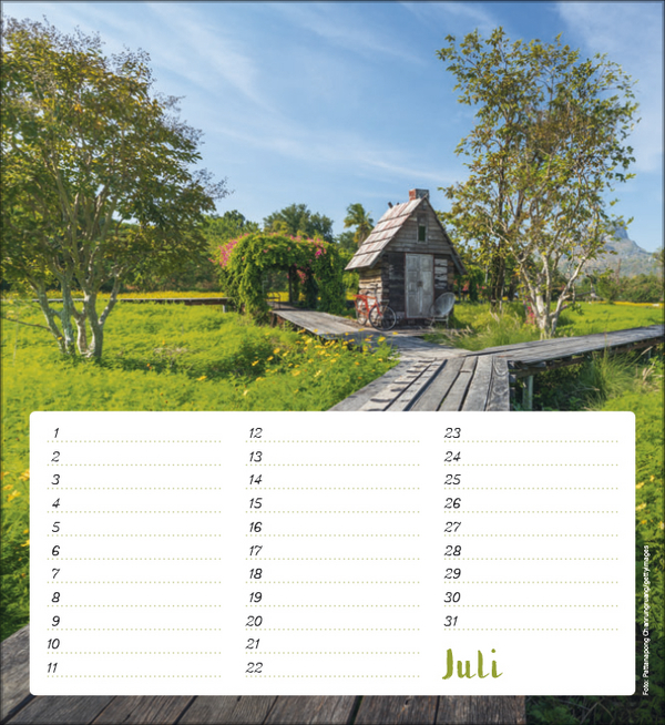 Geburtstagskalender Augenblicke der Stille, Innenansicht #7