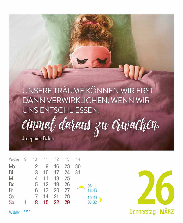 Zeit für mich 2026, Innenansicht #4