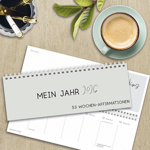 Tischkalender quer Affirmation 2026, Innenansicht #16