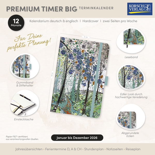 Premium Timer Big "Towards the Clearing" 2026, Innenansicht #16