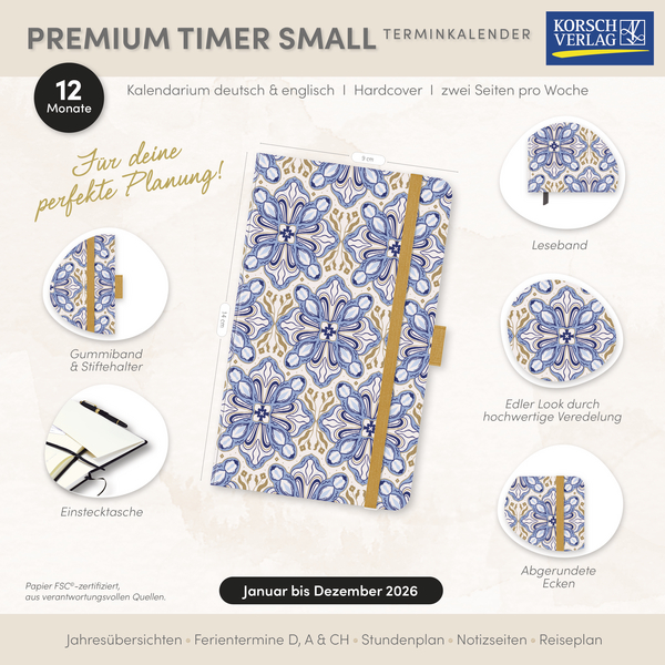 Premium Timer Small "Dreamcatcher" 2026, Innenansicht #16