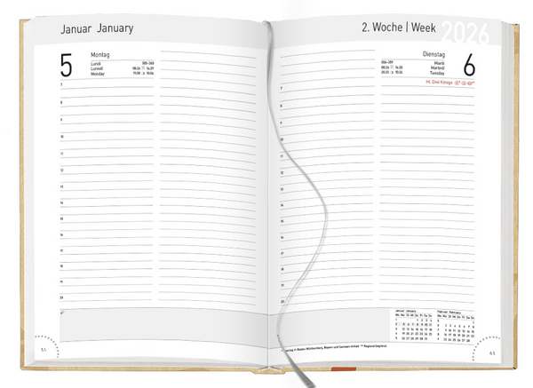 Chef-Timer Edition Natur Floral Symphony 2026, Innenansicht #1