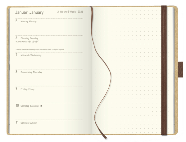 Buchkalender Times Big12 Edition Natur Lovely Spring 2026, Innenansicht #1