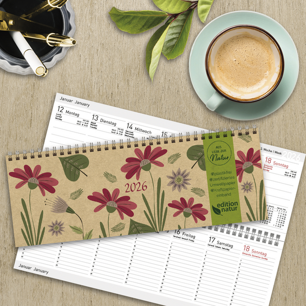 Tischquerkalender Edition Natur Flowers 2026, Innenansicht #16
