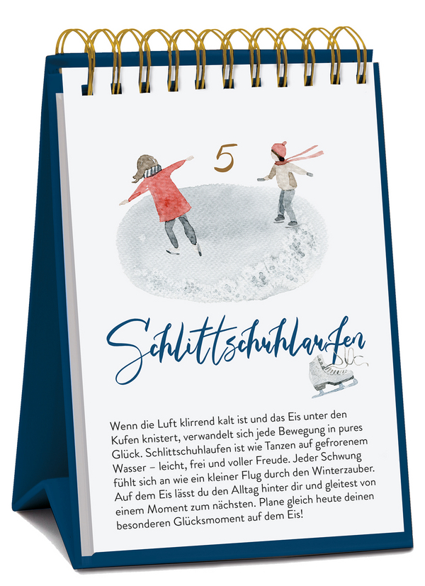 Tisch-Adventskalender »24 Glücksmomente«, Innenansicht #1