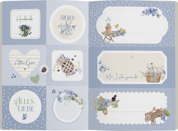 Etikettenbuch-Garten, Innenansicht #1