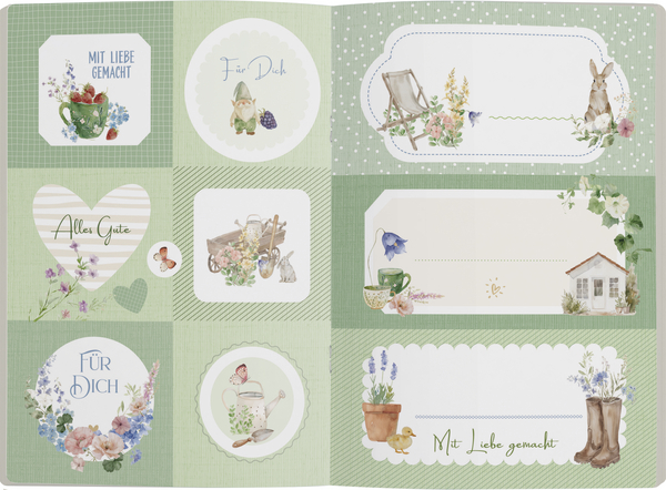 Etikettenbuch-Garten, Innenansicht #2