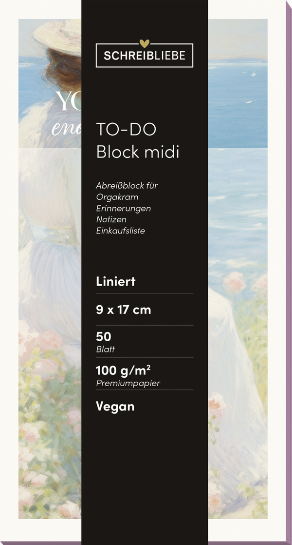 To-do-Block midi Women, Innenansicht #1